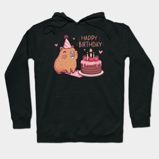 Capy Birthday Capybara Kawaii Hoodie